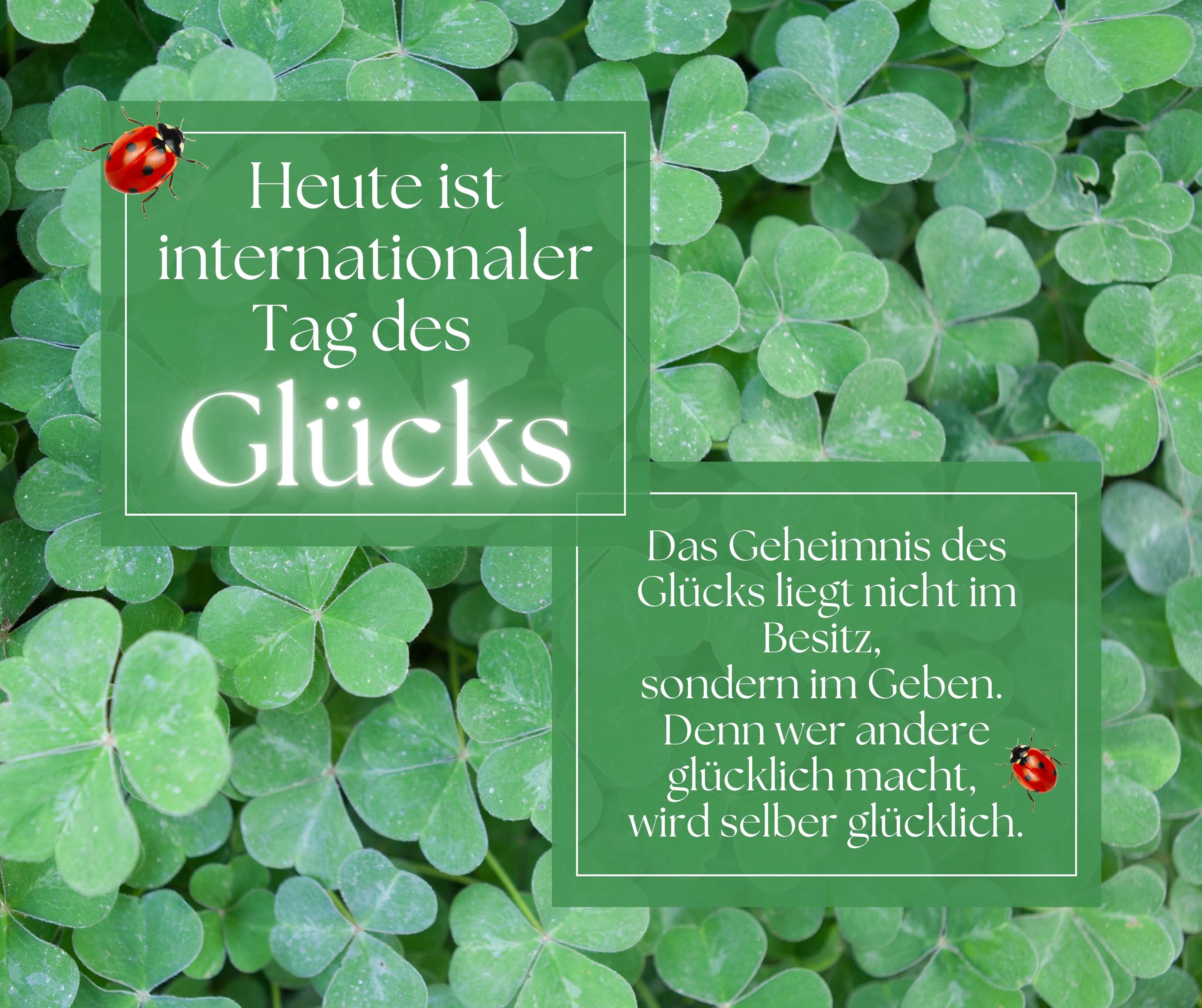 Internationaler Tag des Glücks